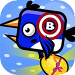 Flappy Blue hero  fly bird classic