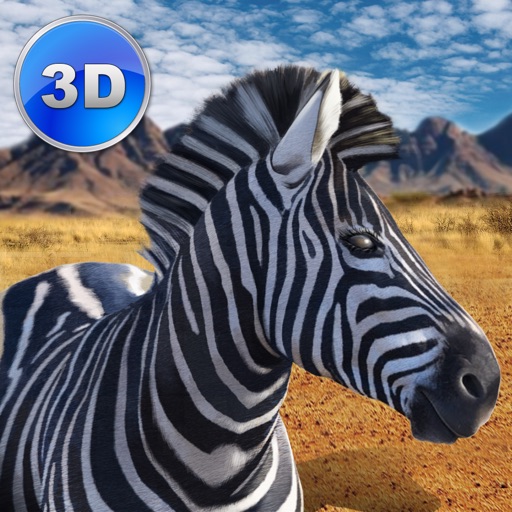 Zebra Simulator 3D Full - African Horse Survival Icon