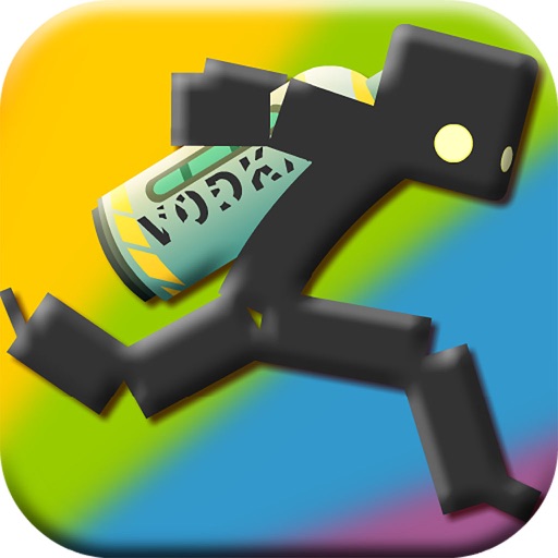 Cube Stickman Fighting - Escape Survival Game icon