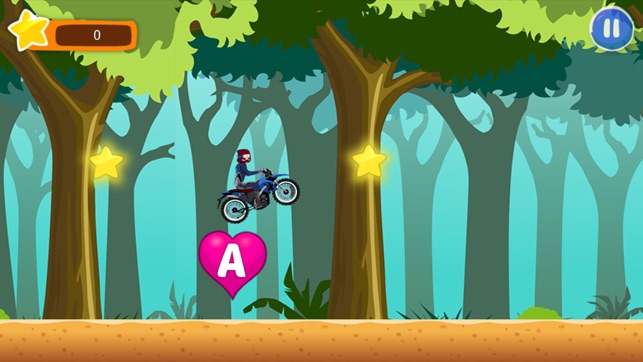 Ninja Motorbiker ABC's Learning Runner(圖2)-速報App