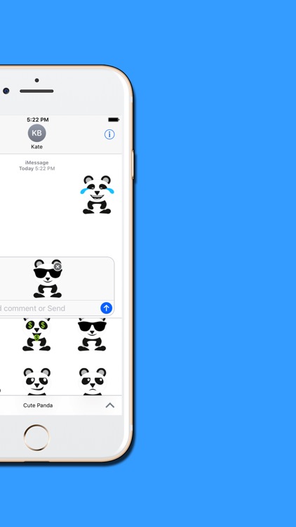Panda : Cute & Adorable Stickers screenshot-4
