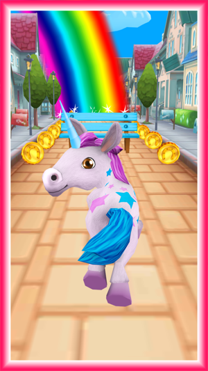 Unicorn Runner 3D - Little Unicorn Rainbow Rush(圖3)-速報App