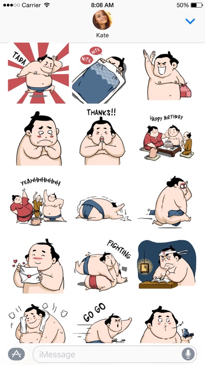 Ringo the Sumo Wrestler stickers