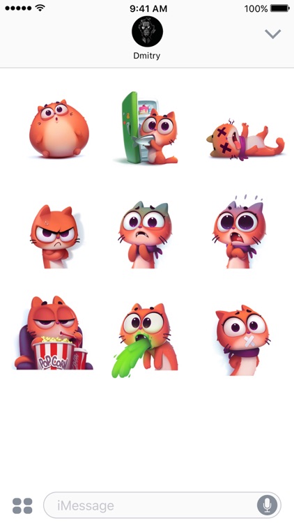 Taffy Cat in Love – Emoji & Stickers screenshot-3