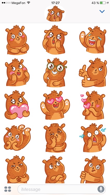 Bear stickers for iMessage screenshot-3