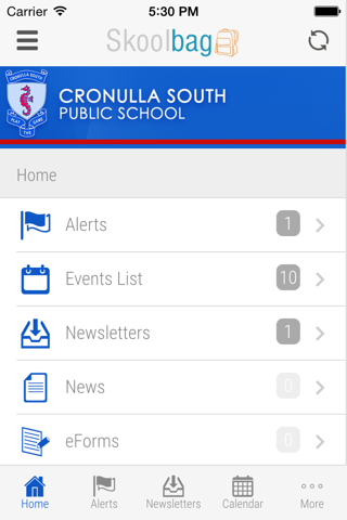 Cronulla South Public School - Skoolbag screenshot 3