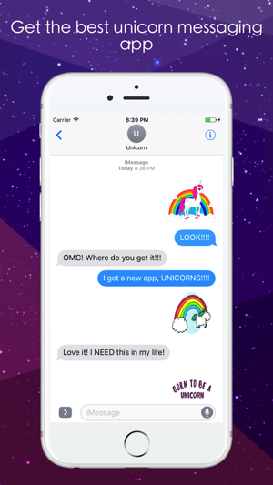 Unicorns Emoji and Stickers