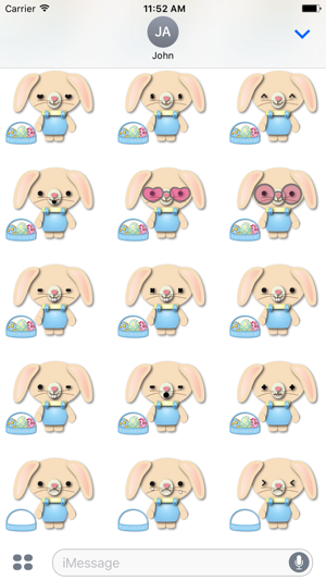 Easter Bunny Emoji Stickers(圖3)-速報App