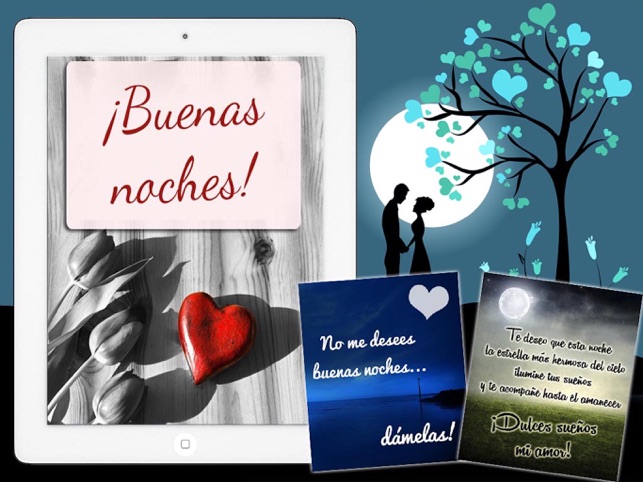Buenas noches - frases y mensajes en español en App Store