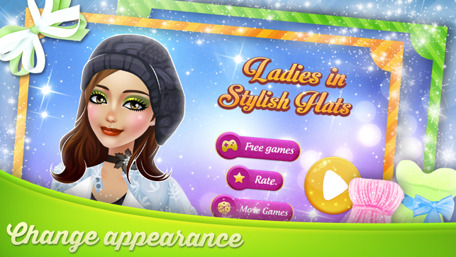 Ladies in Stylish Hats - Teens beauty salon(圖1)-速報App