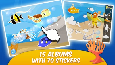 Ocean II - Matching, Stickers, Colors and Music Games for Kids Screenshot 4