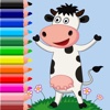 Cow Boys Games Coloring Book Pages For Kids