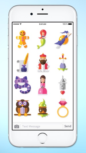 Once Upon a Time Fairy Tale Icon Sticker Pack(圖4)-速報App