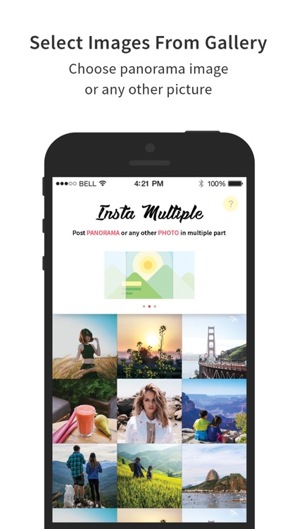 Instant Multiple - Post Panorama on Insta.gram