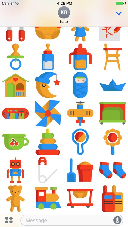 Toddlers Stickers - Emoji For Young Parents