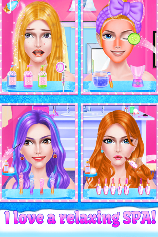 Winter Holiday: BFF Dress Up & Makeup Beauty Salon screenshot 3