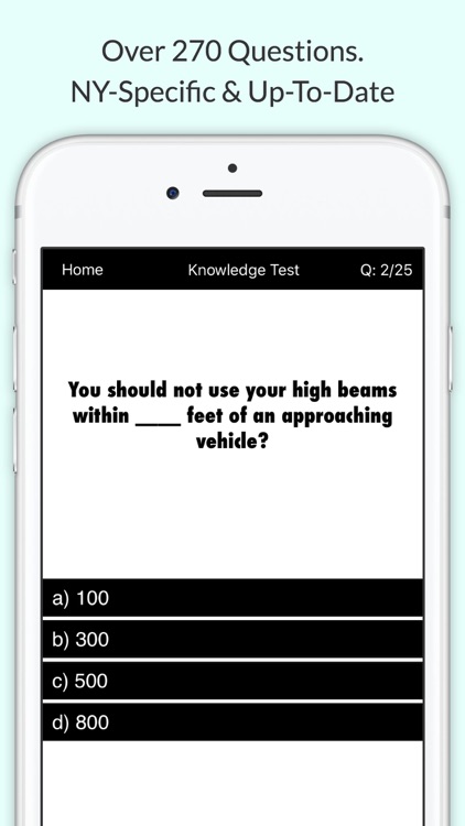 New York DMV Permit Test 2017 - Practice Questions screenshot-0