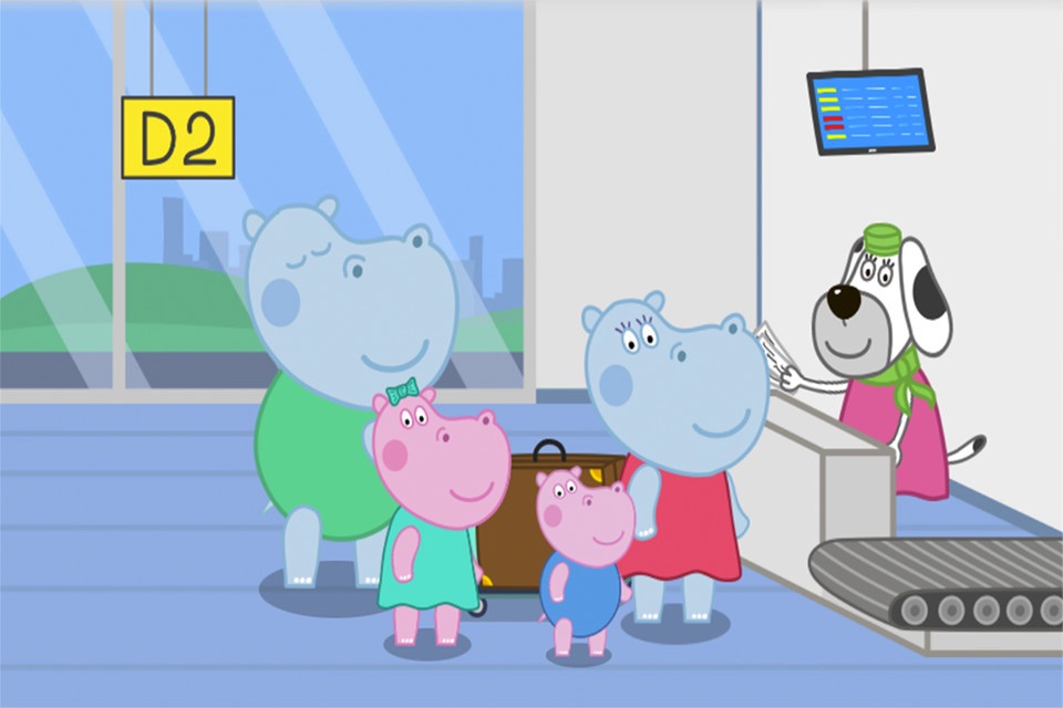Hippo in Airport: Fun travel screenshot 4