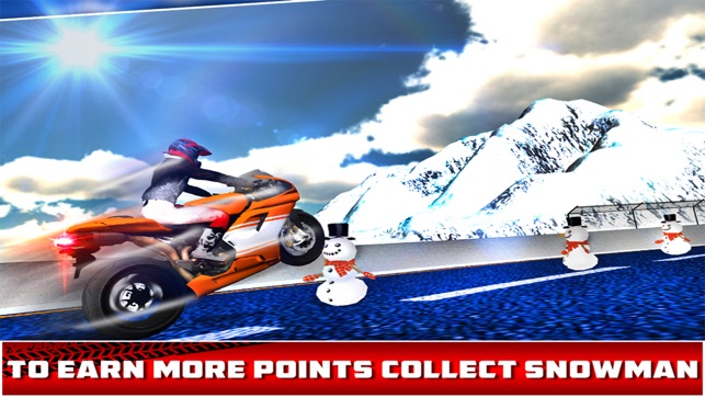 Extreme Motorbike Rider - Frozen Highway(圖2)-速報App