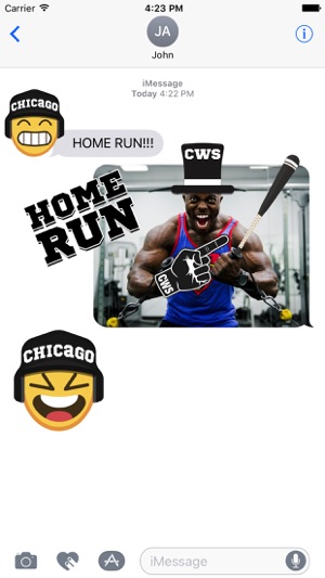 Chicago WS Baseball Stickers & Emojis(圖2)-速報App