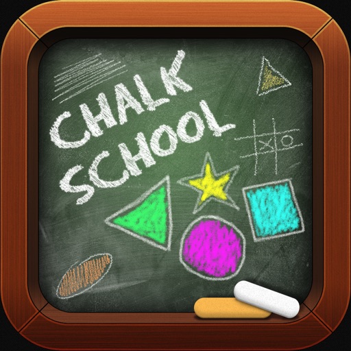 Chalk School: Shapes - Learn & Recognize icon