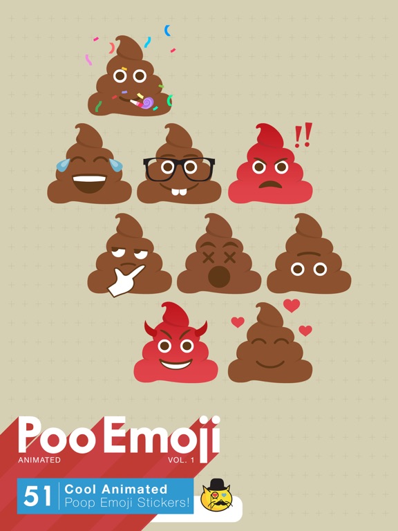 poo emoji cute animated poop emoji stickers app price drops screenshot 1 for poo emoji cute animated poop emoji stickers