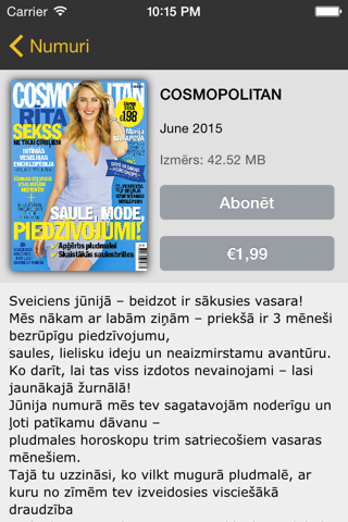 COSMOPOLITAN Latvija screenshot 2