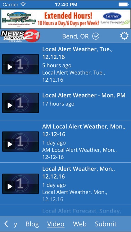KTVZ NewsChannel 21 Local Alert Weather App screenshot-3