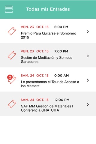 Joinnus - Los mejores eventos. screenshot 2