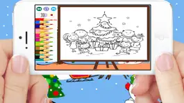 Game screenshot Рождество Книжка-раскраска игры бесплатно Для дете hack