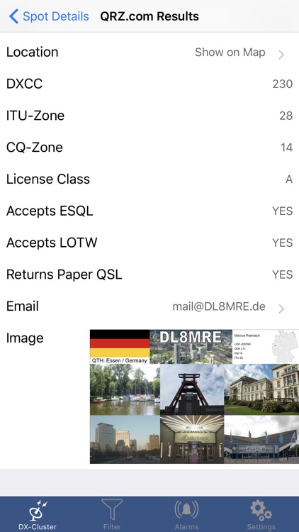 iCluster - DX-Cluster database screenshot-3