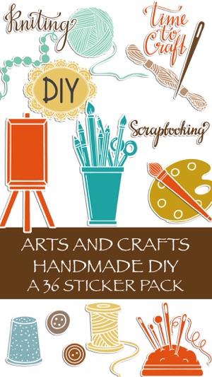 Arts and Crafts Handmade DIY Sticker Pack(圖1)-速報App