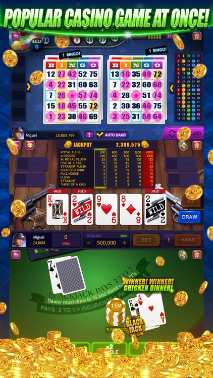 Casino Live - Slots, Bingo, Poker & Card Game screenshot-4