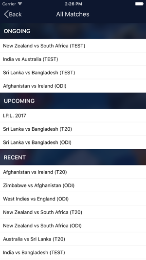 Cricket Live Score and Schedule(圖2)-速報App