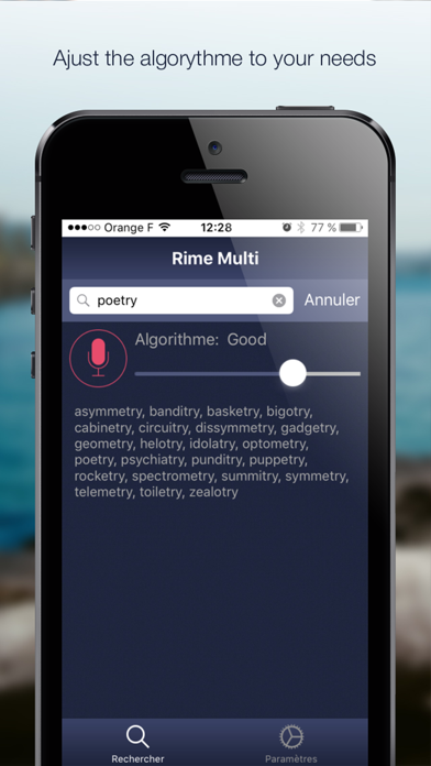 How to cancel & delete Rimes Multi - rhymes generator 16 languages from iphone & ipad 3