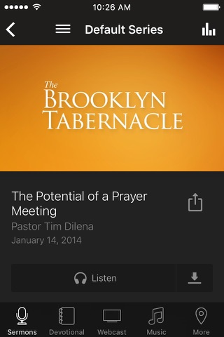 The Brooklyn Tabernacle App screenshot 2