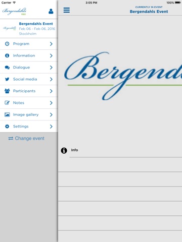 Bergendahls Event screenshot 2