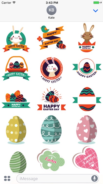 Cute Easter Sticker Pack