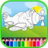 Airplane Coloring Book For Kids and Toddlers Free