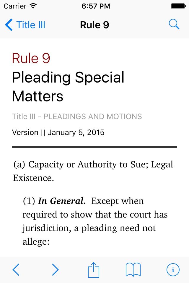 Federal Rules of Civil Procedure (LawStack's FRCP) screenshot 2
