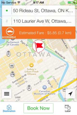 Capital Taxi Ottawa screenshot 4