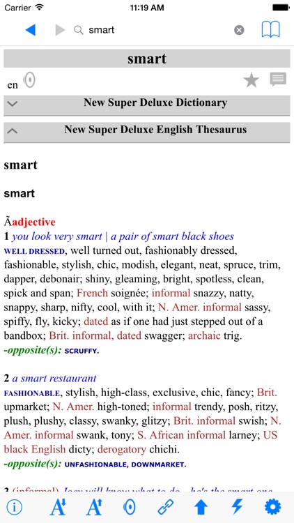 Advanced Deluxe Dictionaries And Thesaurus Pro screenshot-4