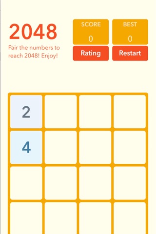 2048 Best Free 4x4 Block Logic Puzzle for Everyone screenshot 3