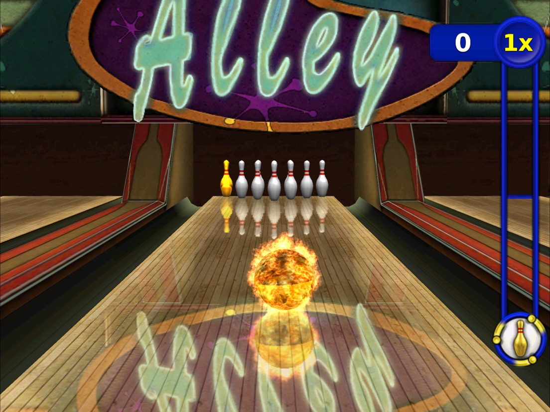 Gutterball Golden Pin Bowling HD Lite iPad app AppWereld