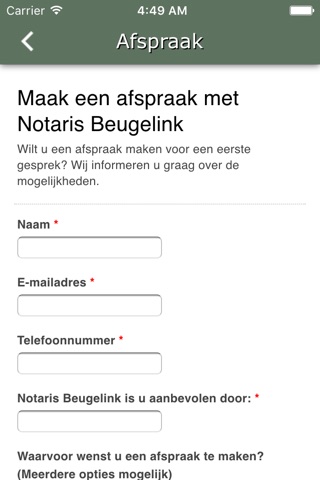 Notaris Beugelink screenshot 3