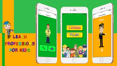 How to cancel & delete Learn Occupations - Professions learning For Kids from iphone & ipad 1