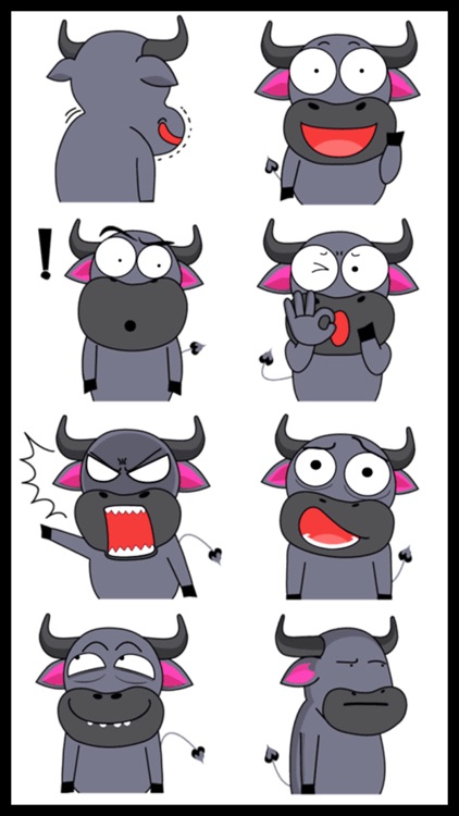 Bull Stickers