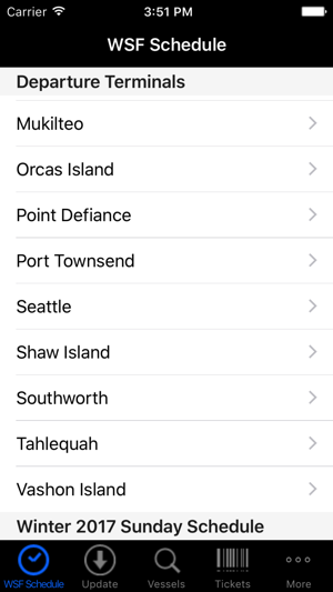 WSF Puget Sound Ferry Schedule