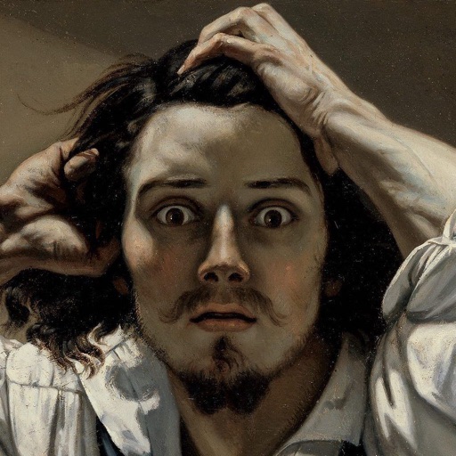 Gustave Courbet Painting for iMessage icon