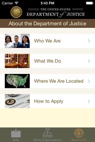DOJ law jobs screenshot 3